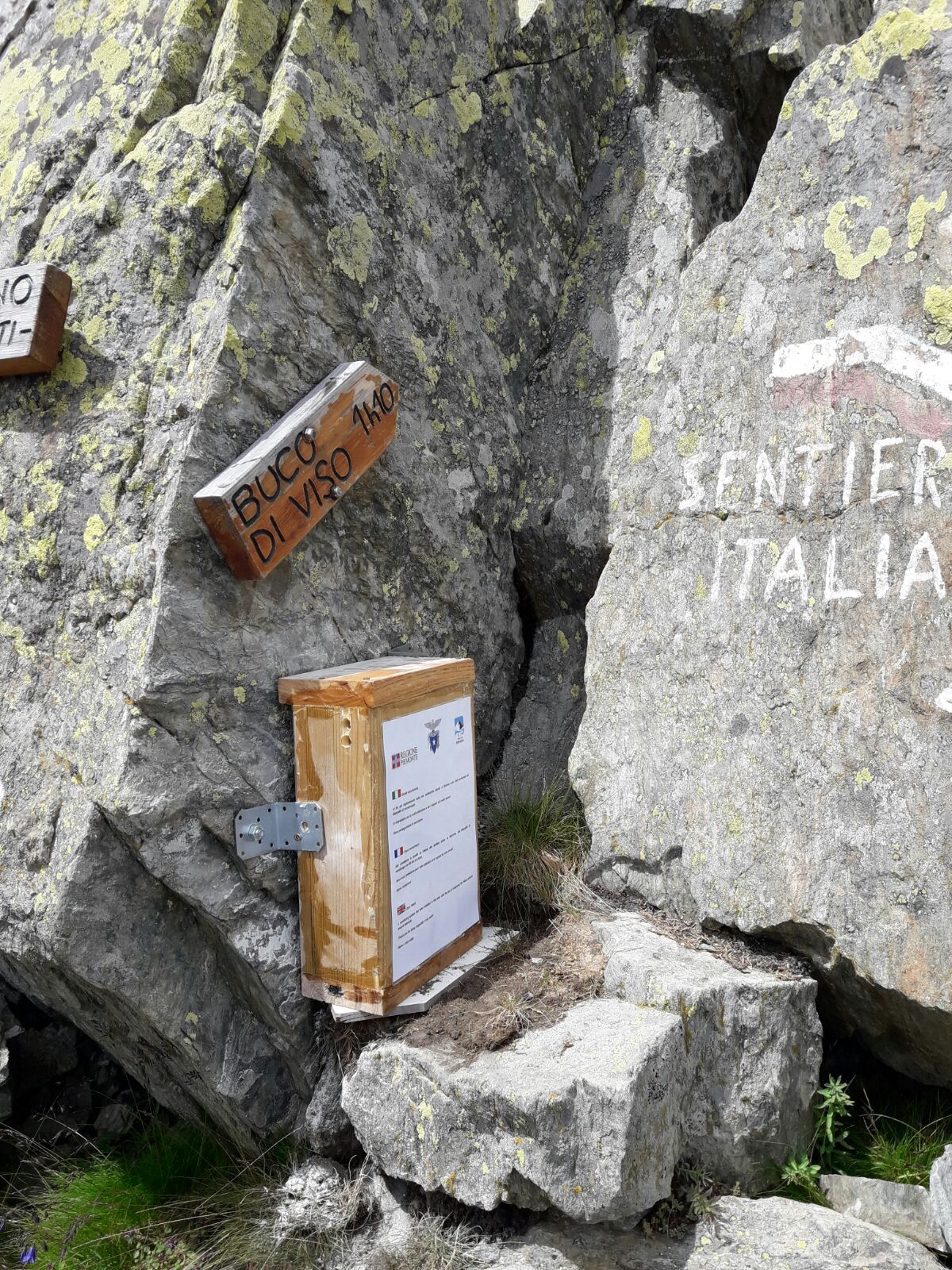 foto 5 Crissolo bivio per sentiero postino